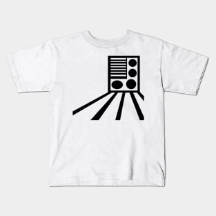 Black Pocket Design Kids T-Shirt